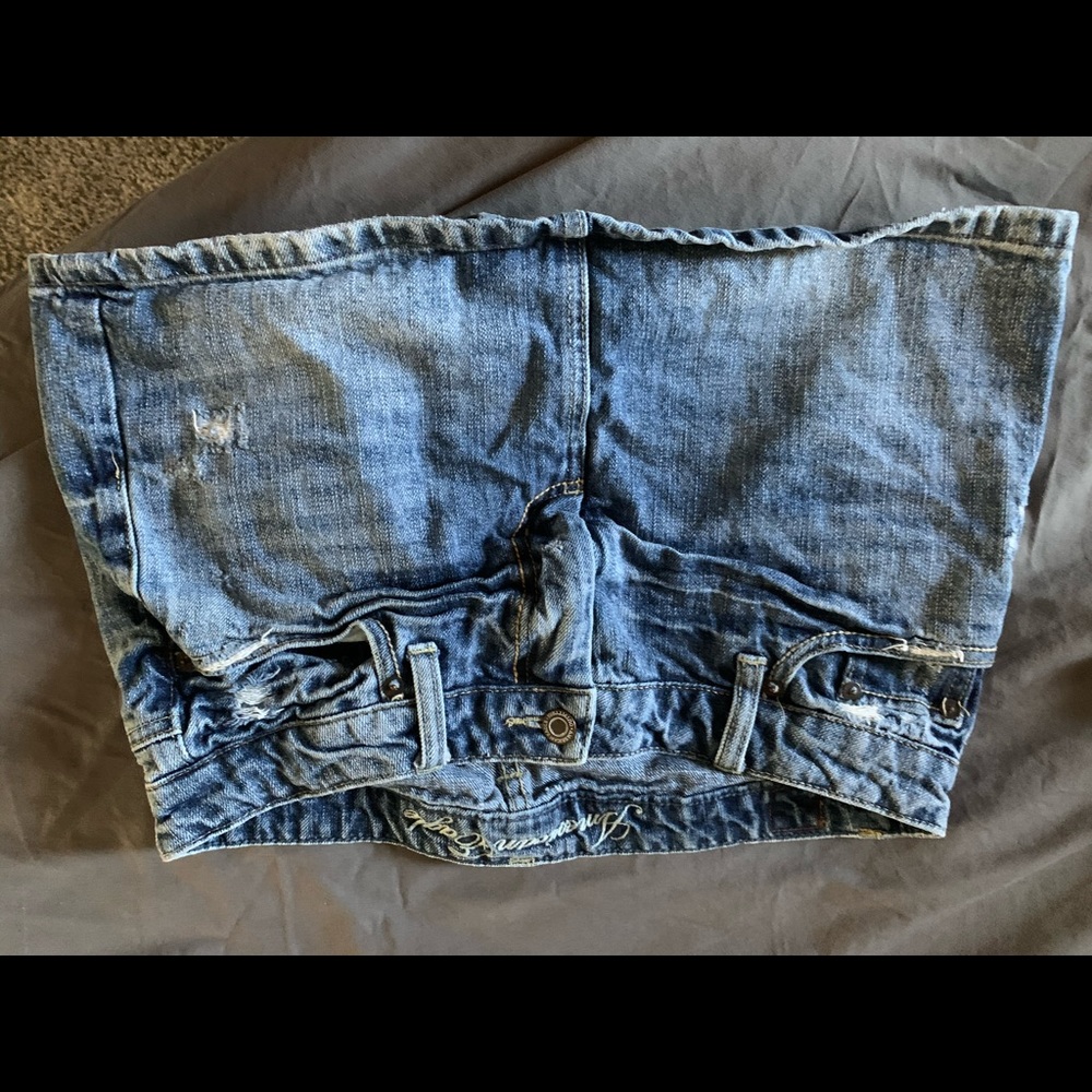 AEO denim skirt